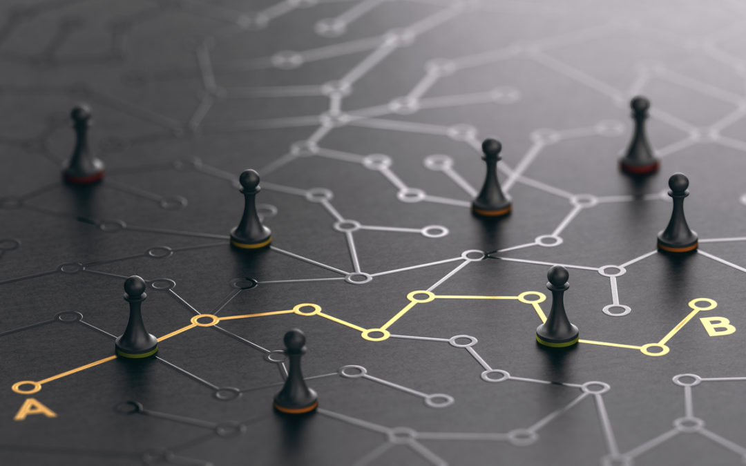 Representation of abstraction in computational thinking through chess pieces making way through maze of diodes